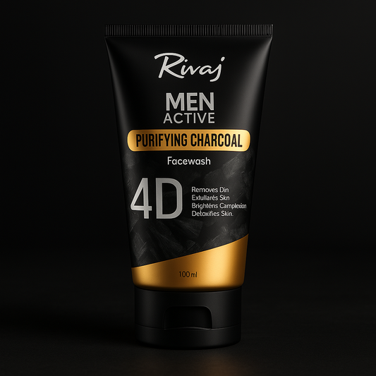 Rivaj Men Active Purifying Charcoal FaceWash 100ml