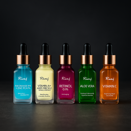 Rivaj Skincare Serum Bundle – Complete Glow & Repair Set (5 x 30ml)